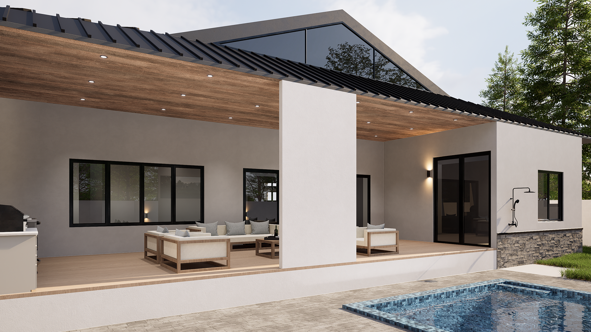 Residence Outdoor Deck Seating